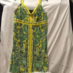 INC Sunny Spring Midi Dress 1X